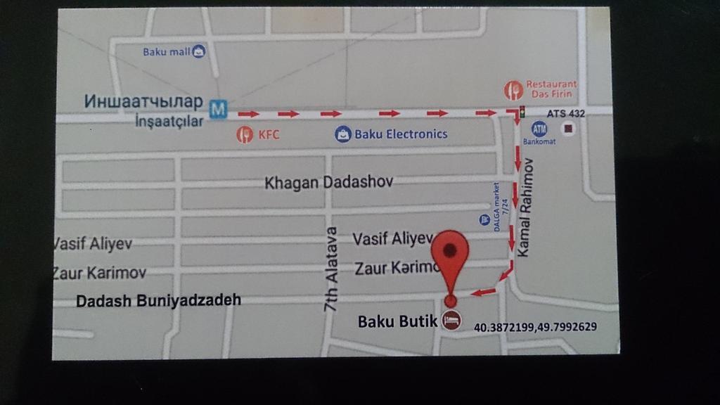 Baku Butik Mini-Hotel מראה חיצוני תמונה